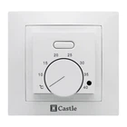 Терморегулятор механічний Castle AC308 - білий, для теплої підлоги