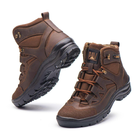 Берцы демисезонные тактические ботинки PAV 501 коричневые кожаные с мембраной Winterfrost 45 - изображение 5
