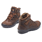 Берці демісезонні тактичні черевики PAV 501 коричневі шкіряні з мембраною Winterfrost 41 - зображення 6