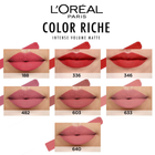 Матова помада для губ L'Oreal Paris Color Riche Intense Volume Matte №640 Nude Independa 2 г (30147942) - зображення 2