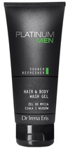 Шампунь-гель для тіла і волосся Dr. Irena Eris Platinum Men Clean-up для чоловіків 200 мл (5900717191723) - зображення 1