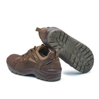 Тактичні кросівки літні PAV 401 коричневі шкіряні сітка Free Air 46 - зображення 5