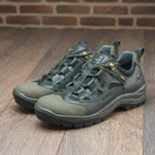 Тактичні кросівки демісезонні PAV 401 олива хакі шкіряні з мембраною Winterfrost 40 - зображення 7