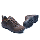 Тактичні кросівки демісезонні PAV 401 коричневі шкіряні з мембраною Winterfrost 40 - зображення 6