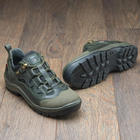 Тактичні кросівки демісезонні PAV 401 олива хакі шкіряні з мембраною Winterfrost 45 - зображення 9