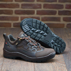 Тактичні кросівки демісезонні PAV 401 коричневі шкіряні з мембраною Winterfrost 46 - зображення 10