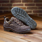 Тактичні кросівки літні PAV 401 коричневі шкіряні сітка Free Air 40 - зображення 9