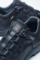 Тактичні кросівки демісезонні PAV 401 чорні шкіряні з мембраною Winterfrost 41 - зображення 8