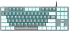 Клавиатура Aula Mechanical F3287 White/Grey keycap KRGD blue (6948391240688)