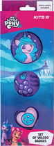 Набір бейджів на липучці Kite My Little Pony Фіолетовий х 3 шт (LP24-3012)