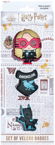 Набір бейджів на липучці Kite Harry Potter Асорті х 3 шт (HP24-3012-3)