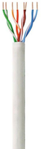 Kabel Techly Cat 5e U/UTP 305 m White (8057685305526) - obraz 1