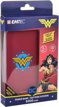 Powerbank Emtec Wonderwoman 5000 mAh Red (ECCHA5U900DC03) - obraz 5