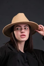 Капелюх Without Fedora Basic Beige Woman 423769632