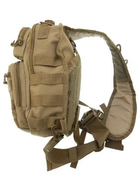 Тактический рюкзак Mil-Tec однолямочный 10 Л Coyote (14059105) - изображение 3