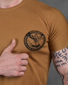 Армейская мужская футболка Военная Разведка потоотводящая M койот (85916) - изображение 2