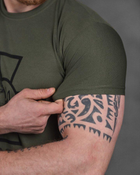 Тактична чоловіча потовідвідна футболка ЗСУ солдат M олива (85913) - зображення 4
