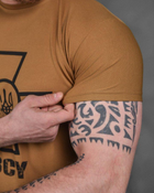 Тактична чоловіча потовідвідна футболка ЗСУ солдат XL койот (85914) - зображення 3