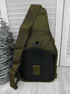Рюкзак патрульний однолямковий SILVER KNIGHT 7л oliva ОИ2521 - зображення 4
