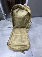 Військовий рюкзак 45 л. Койот, Yakeda, тактичний рюкзак для військових, армійський рюкзак для солдатів - зображення 10