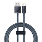 Кабель зарядний Baseus Dynamic Series Fast Charging Lightning 2.4A 1м Slate gray