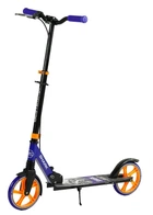 Самокат двухколесный Best Scooter, колеса PU, 1 амортизатор с ручным тормозом, зажим руля. Black and Sernev (147536)