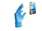 Перчатки одноразовые нитриловые голубые Doloni D-FENDER, размер L, 20 шт 3814 - изображение 3