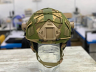 Кавер на каску фаст размер XL шлем маскировочный чехол на каску Fast цвет мультикам тактический - изображение 4