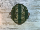 Кавер на каску фаст размер XL шлем маскировочный чехол на каску Fast цвет пиксель тактический - изображение 4