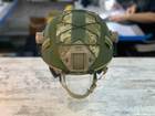 Кавер на каску фаст размер S шлем маскировочный чехол на каску Fast цвет пиксель тактический - изображение 8