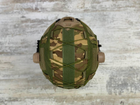 Кавер на каску фаст размер M шлем маскировочный чехол на каску Fast цвет мультикам ЗСУ - изображение 5