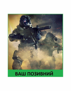 Шеврон патч " Штурмовик " на липучке велкро - изображение 1