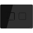 Кнопка змиву для інсталяції Cersanit Accento Square S97-058 Чорне скло