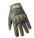 Полнопалые перчатки FQMILITAR004 на липучке (Оливковый) L - изображение 2
