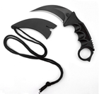 Нож Керамбит Коготь CS GO Black в Пластиковом чехле - изображение 3