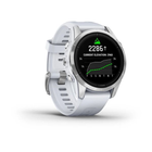 Smartwatch Garmin epix Pro (Gen 2) Standard Edition 42 mm Silver with Whitestone Band (753759317959) - obraz 3