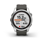 Smartwatch Garmin Fenix 7S Pro Solar Edition Silver with Graphite Band (753759317591) - obraz 9