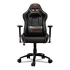 Крісло геймерське, дихаюча екошкіра, сталевий каркас, чорний Cougar Armor pro Black