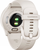 Smartwatch Garmin Vivomove Sport Silicone White Cream (010-02566-01) - obraz 6
