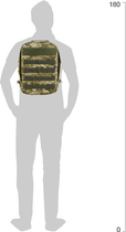 Штурмовой рюкзак Кіборг кордура k6072 Пиксель (2023121101263) - изображение 11