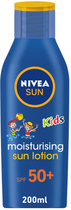 Сонцезахисний лосьйон Nivea Sun Kids Moisturising Lotion Spf50 200 мл (4005808440405) - зображення 1
