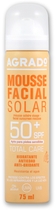 Spray przeciwsłoneczny Agrado Mousse Facial Solar Spf50 75 ml (8433295062149) - obraz 1