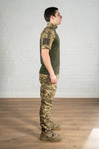 Військова форма убакс з коротким рукавом та штани CoolMax ріп-стоп tactical Піксель Олива (587) , XL - зображення 3