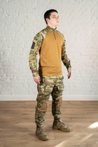 Армійська форма убакс та штани з наколінниками ріп-стоп CoolMax tactical Койот Мультикам (598) , M - зображення 2