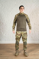 Военная форма штаны с наколенниками и убакс CoolMax рип-стоп tactical Олива Мультикам (599) , 2XL - изображение 1