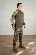 Військова форма штани з наколінниками та убакс CoolMax ріп-стоп tactical Олива Мультикам (566) , XL - зображення 3