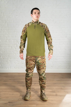 Армейская форма убакс со штанами tactical рип-стоп ХБ Олива Мультикам (580) , 2XL - изображение 1