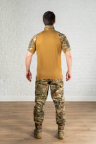 Тактическая форма брюки и убакс с коротким рукавом CoolMax рип-стоп tactical Мультикам Койот (591) , XL - изображение 3