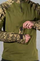 Форма армейская убакс и штаны с наколенниками рип-стоп ХБ tactical Пиксель Олива (601) , L - изображение 6