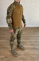 Форма військова убакс зі штанами tactical ріп-стоп CoolMax Піксель Койот (560) , 3XL - зображення 6